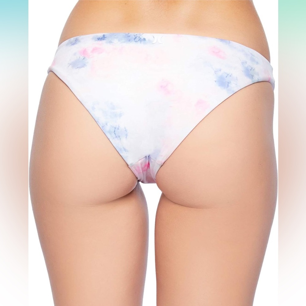HURLEY Hello Kitty Reversible Tie Dye Mod Surf Bikini Bottoms XL